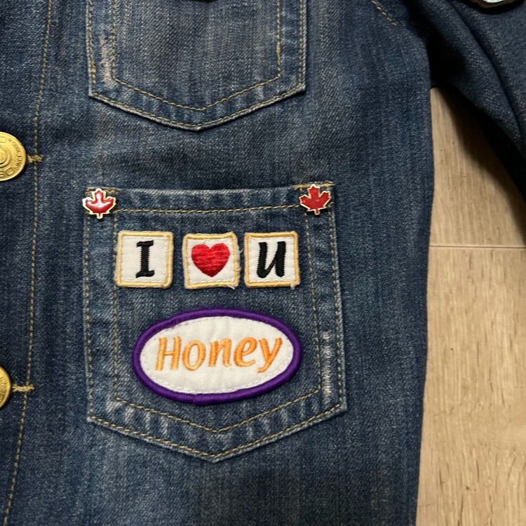 디스퀘어드2 여성 멀티패치 데님자켓 청자켓 40--3