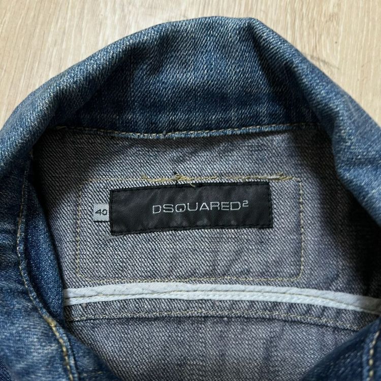 디스퀘어드2 여성 멀티패치 데님자켓 청자켓 40--5