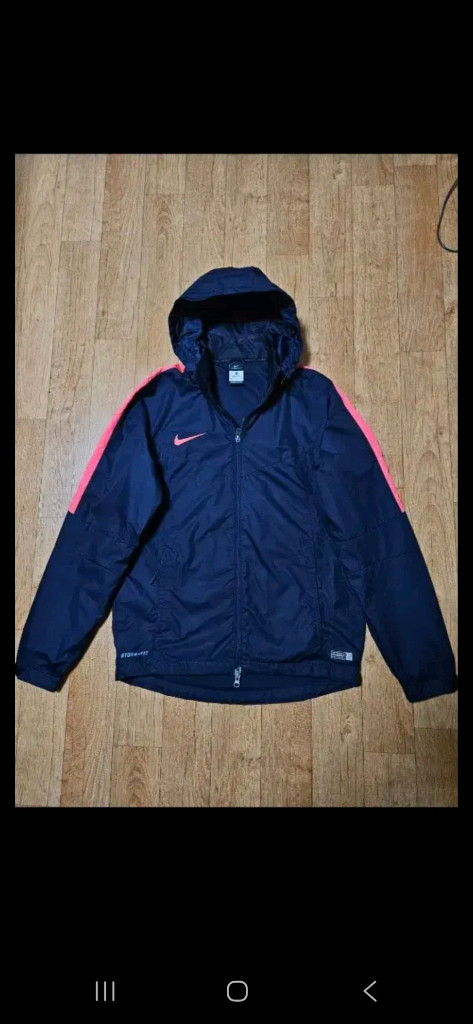 완전새상품급)나이키 방수 우븐 후드 자켓,타크 네이비,넉넉한 100--2