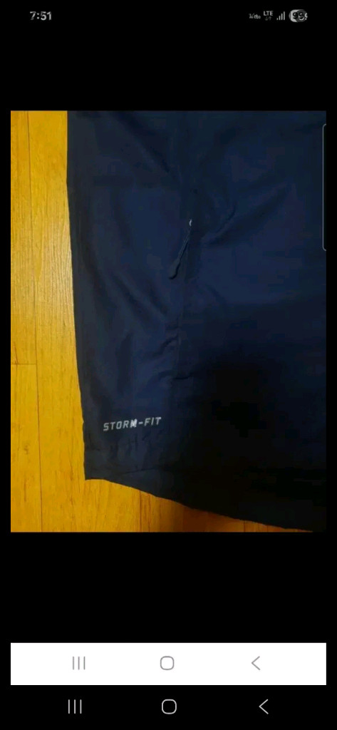 완전새상품급)나이키 방수 우븐 후드 자켓,타크 네이비,넉넉한 100--4