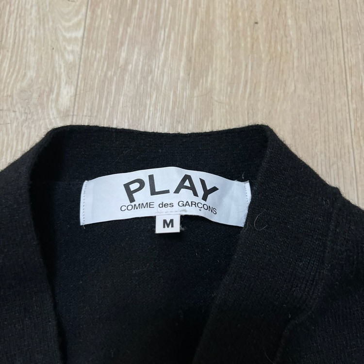 꼼데가르송 여성 더블하트 크롭 탑 가디건 M/95--3