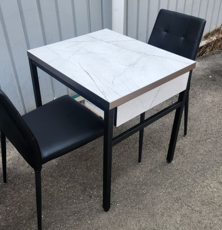 식당 수저통 테이블 2인용 식탁--1