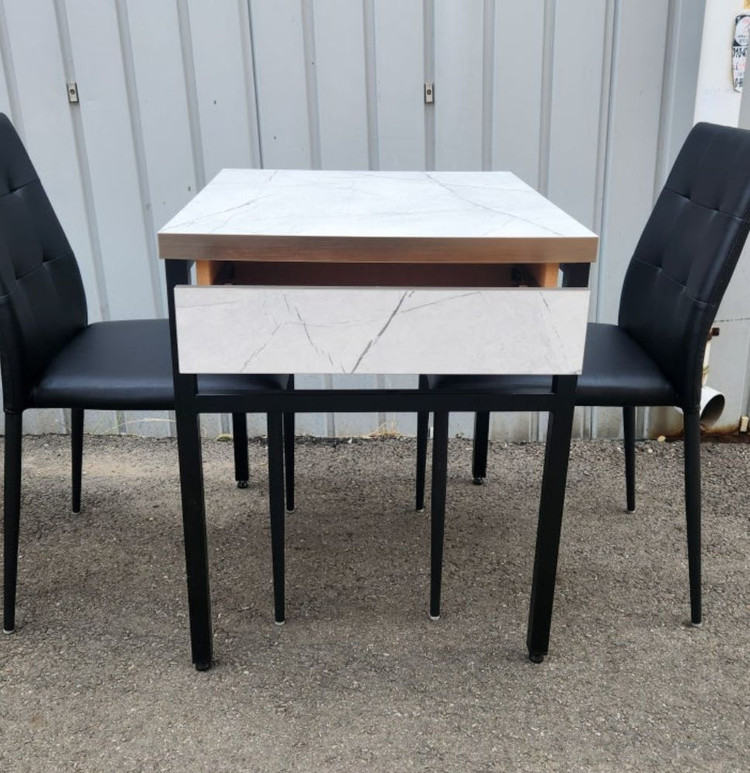 식당 수저통 테이블 2인용 식탁--2