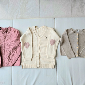 여아옷 120 경량패딩,가디건,롱가디건