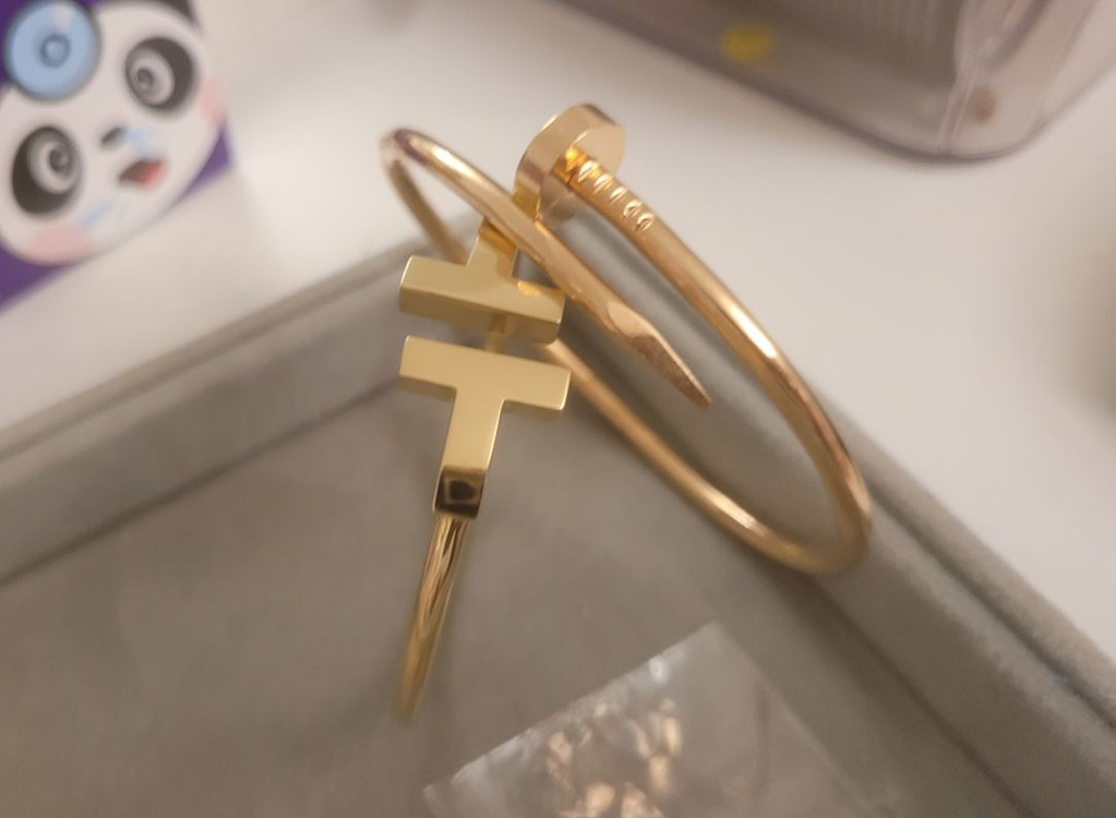 14k못 뱅글 까르띠에 팔찌 고퀄 19호 이미지