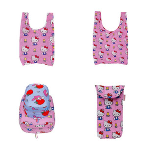 새상품)바쿠 산리오 키티 트래블파우치 안경파우치 에코백