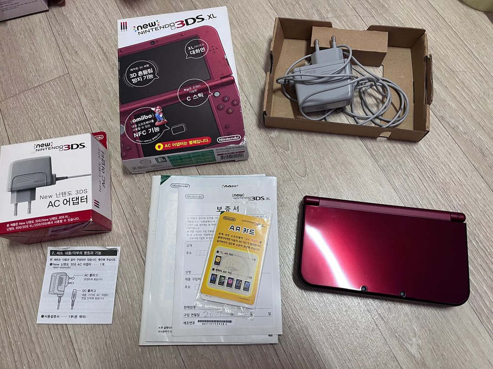 뉴 닌텐도 3ds xl 메탈릭 레드--2