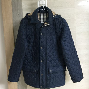 버버리 키즈 퀼팅 후드 자켓 14Y