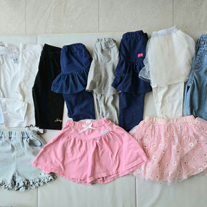 여아옷130사이즈 여름 바지,치마,레깅스