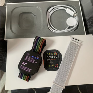 애플워치 울트라2 블랙티타늄 +애플케어플러스
