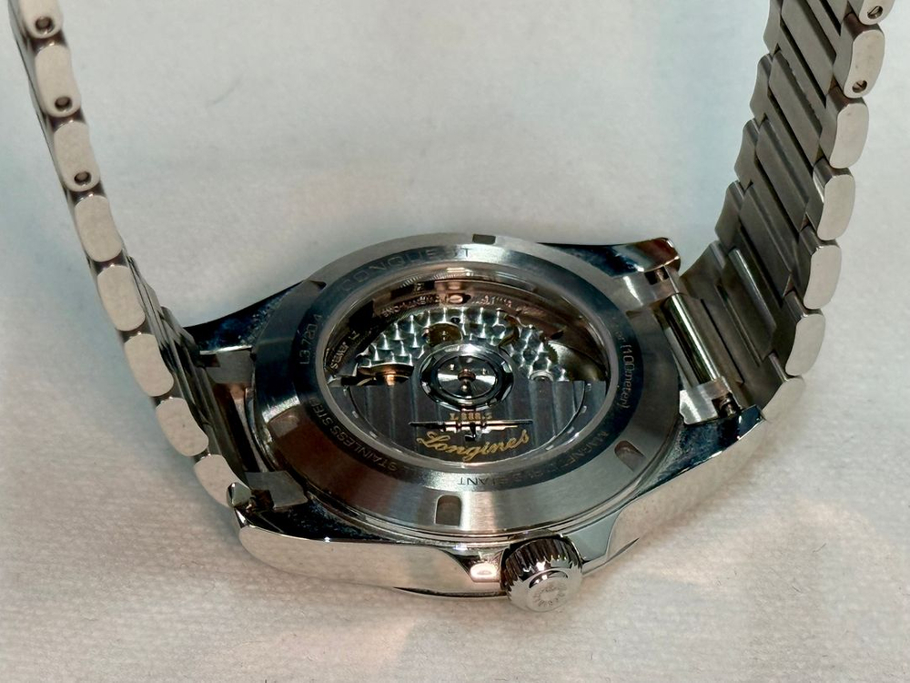 론진 콘퀘스트 38mm 블랙 이미지