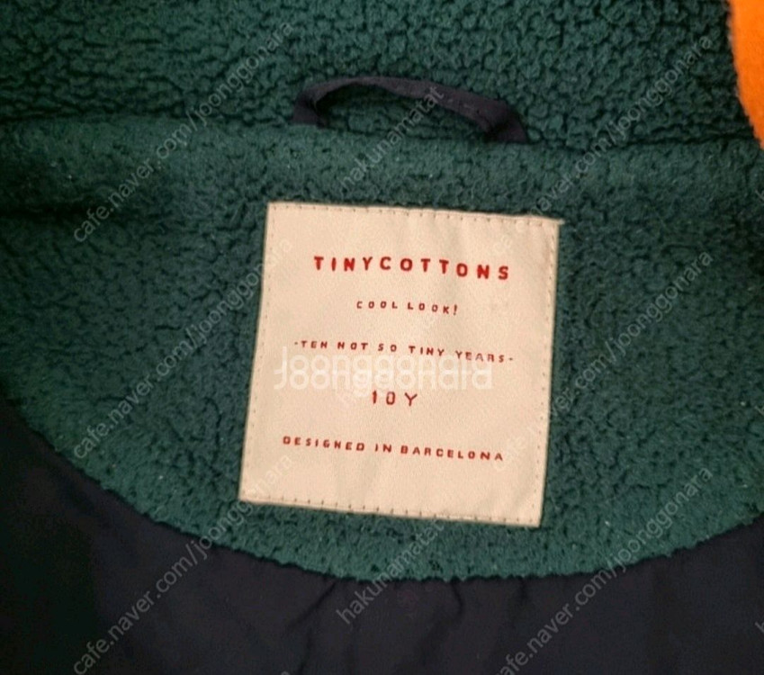타이니코튼 후리스 점퍼 10y 중고 이미지
