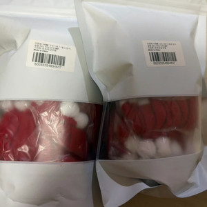 크리스마스 데코 장식 술병 미니 산타 모자 60개