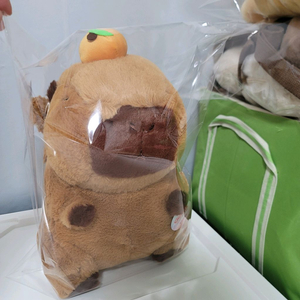 카피바라 인형 가방(캐릭터 백팩)