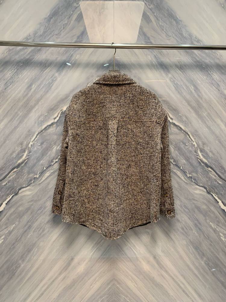 로에베 남성용 울 믹스 오버셔츠--6