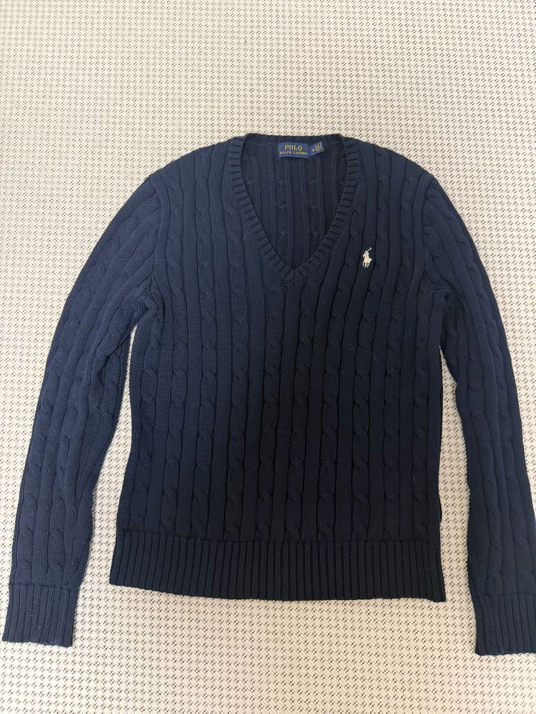 폴로브이넥니트55.정품. 이미지