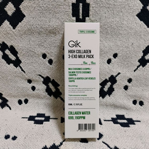 Gik 하이 콜라겐 3-EXO 밀크 팩 65ml 미개봉 새상품