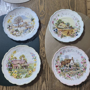 영국산 로얄알버트 시계접시 판매해요