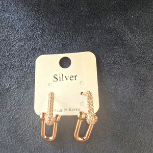925실버 골드도금 귀걸이