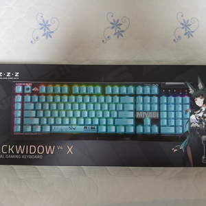 [미개봉] 레이저 블랙위도우 V4 X 젠레스 존 제로 게이밍 키보드