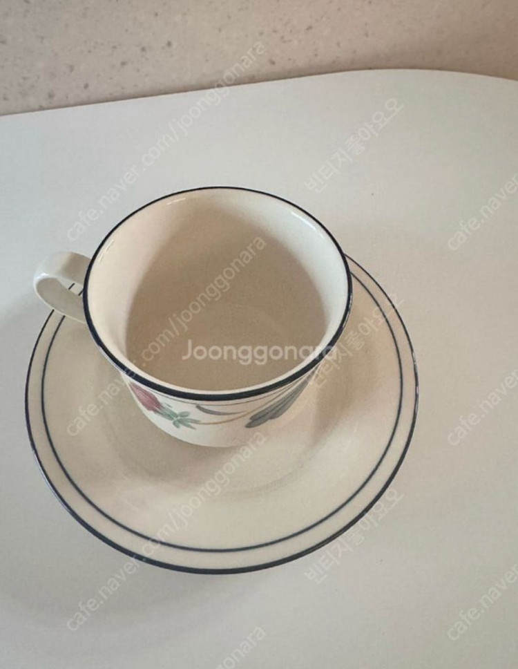 레녹스 빈티지 블루찻잔 세트 이미지