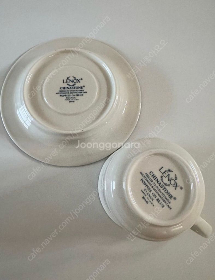 레녹스 빈티지 블루찻잔 세트 이미지