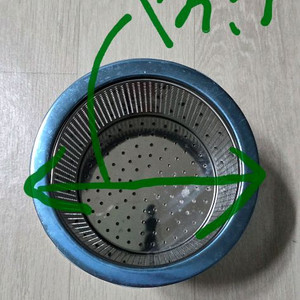 씽크대 스텐 배수망 (새제품) 이미지