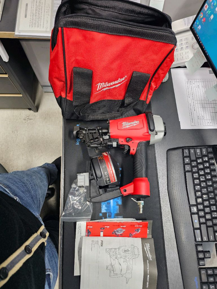 밀워키 싱글타카 에어루핑 타정기 PRN(미사용 새제품)--4