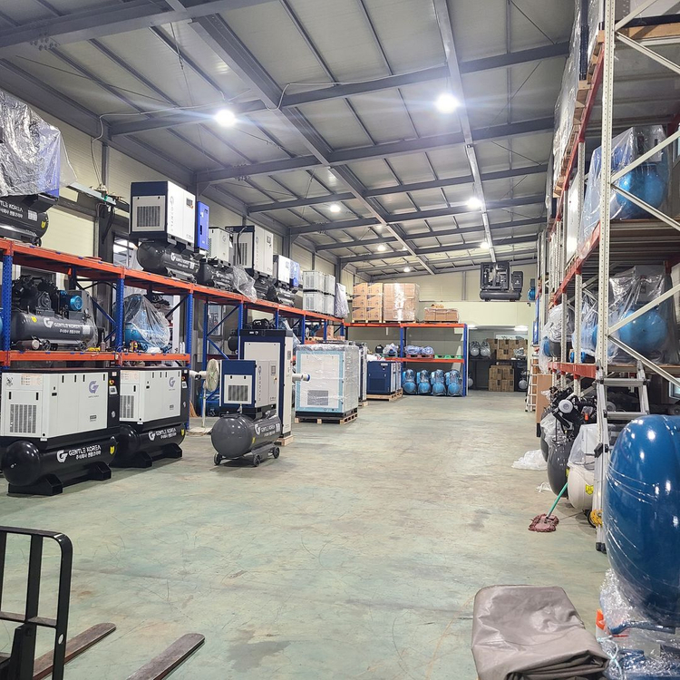 전시상품 - 단상 220v 5마력 스크류 콤프레샤--9