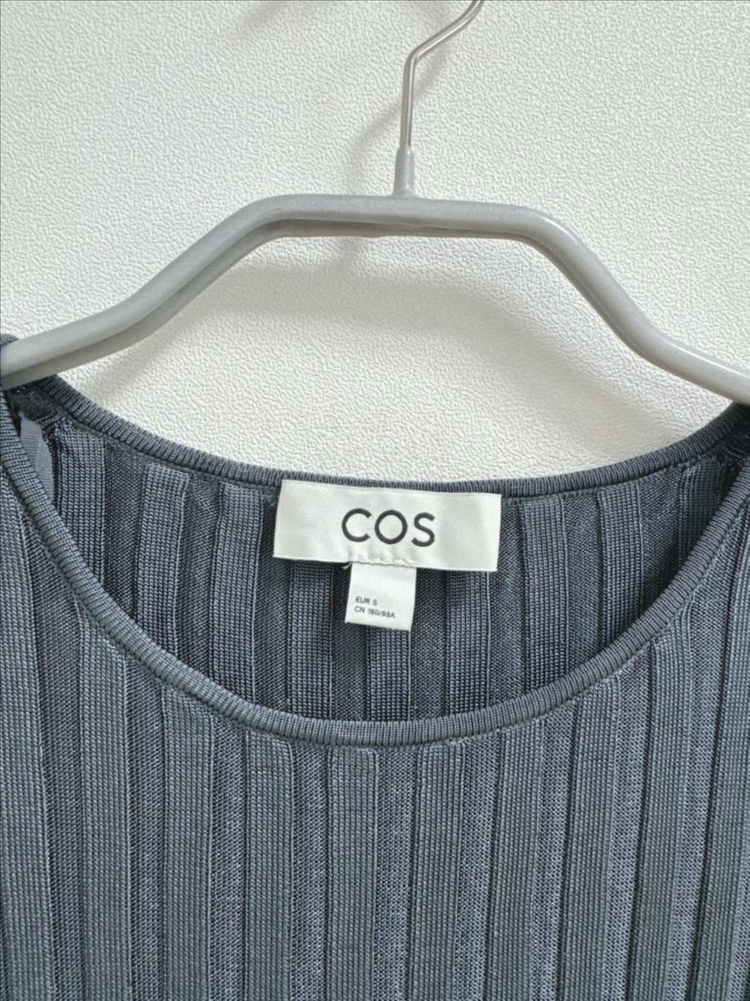 코스 리브 니트 탑--2