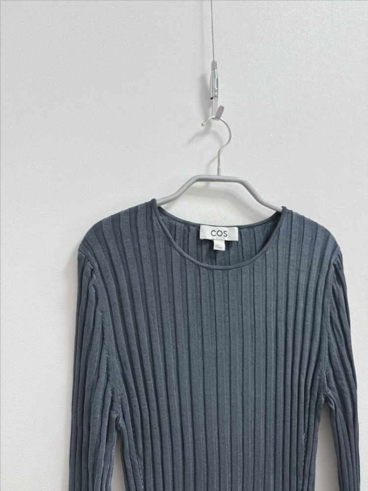 코스 리브 니트 탑--4
