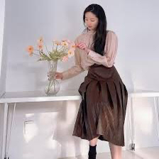 유어네임히어 앤모어 시어 블라우스 가녀린