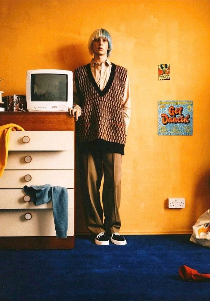 (새상품) 메종키츠네 울 베스트 S사이즈 이미지