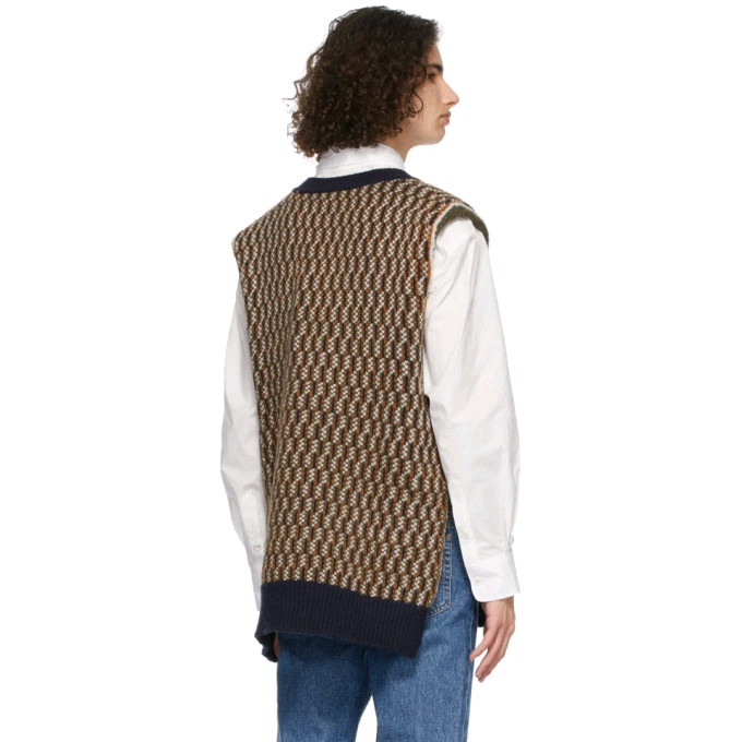 (새상품) 메종키츠네 울 베스트 S사이즈 이미지