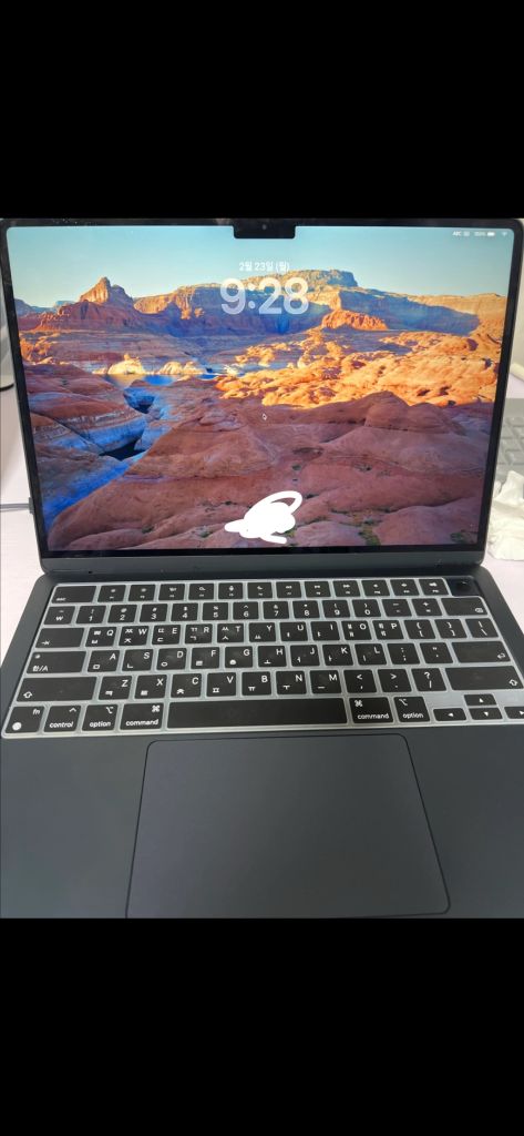 맥북에어 24년형 M3 13인치 미드나이트 8GB 256GB 풀박스 상태 최상 이미지