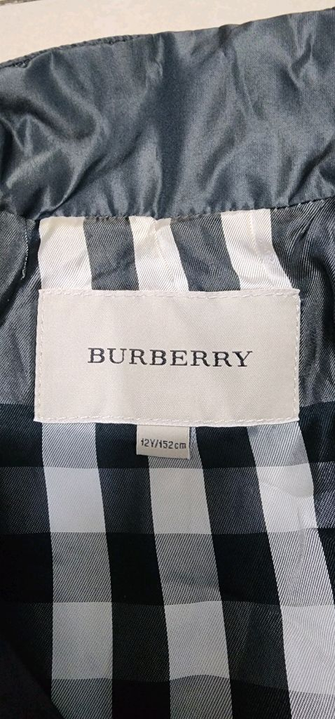 버버리 키즈 누빔 라이더자켓 12y 성인44--6