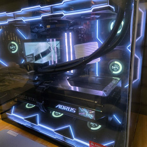 9800x3d rtx5080 리안리세팅 하이엔드급 본체