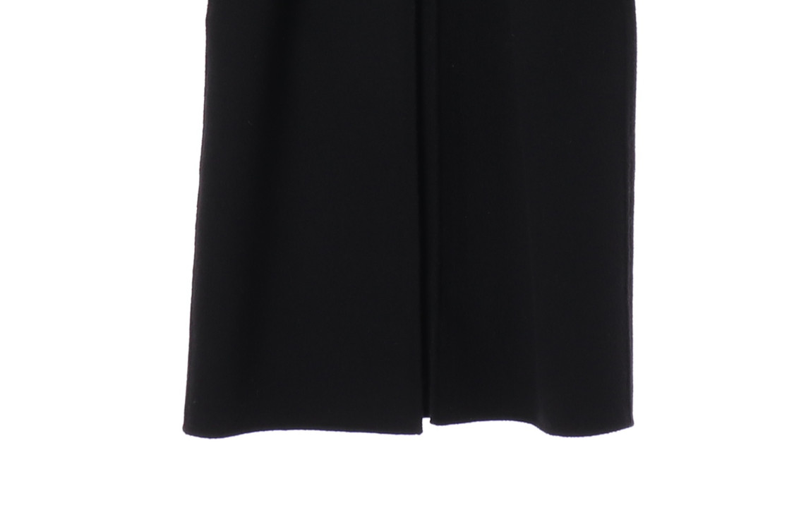 마르디메크르디 울캐시미어100% 블랙 핸드메이드 롱 코트 이미지