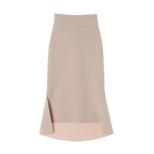 (새상품)리파인드902 라이트베이지 머메이드 롱스커트 치마 S