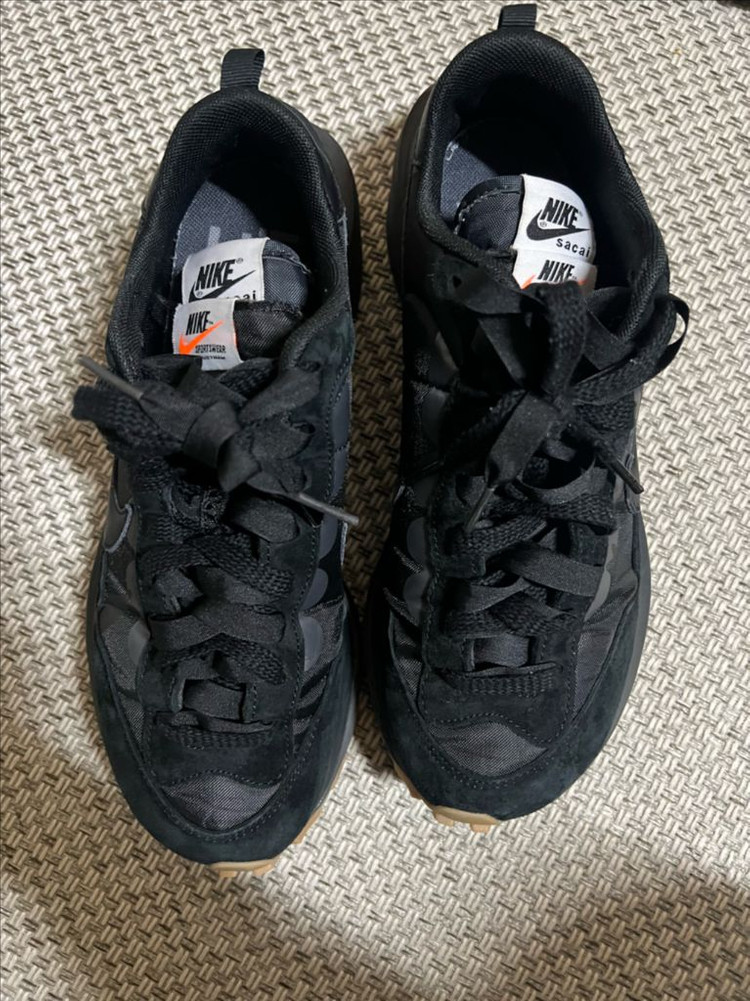 나이키 사카이 베이퍼 와플 블랙 앤 검 260--1