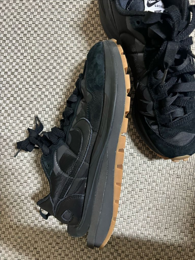 나이키 사카이 베이퍼 와플 블랙 앤 검 260--2