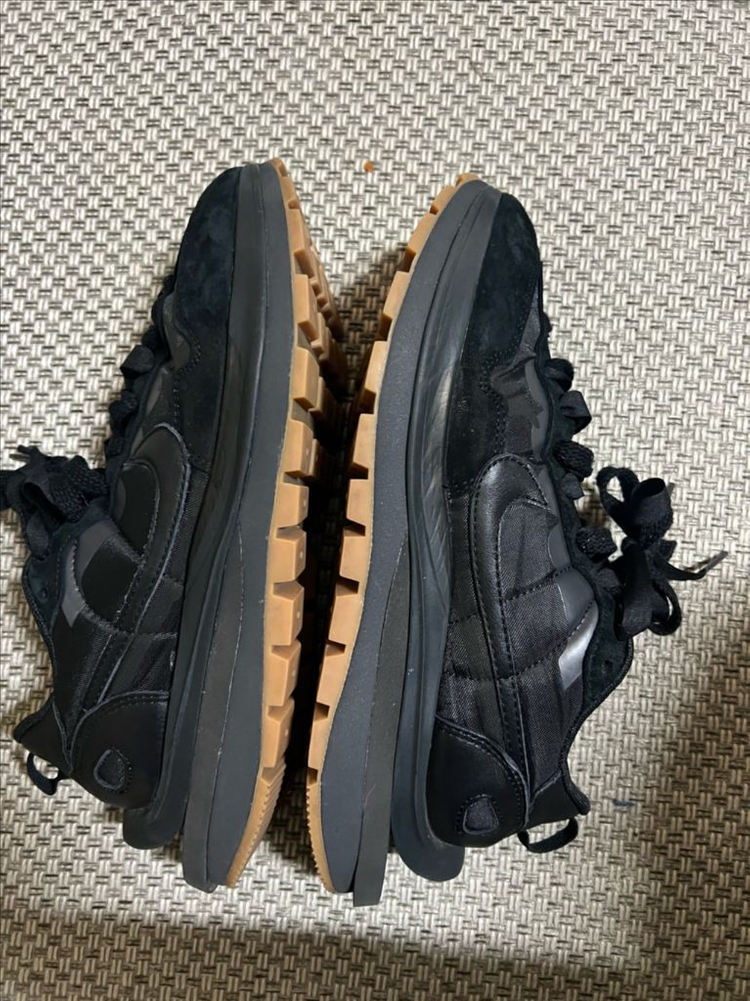 나이키 사카이 베이퍼 와플 블랙 앤 검 260--3