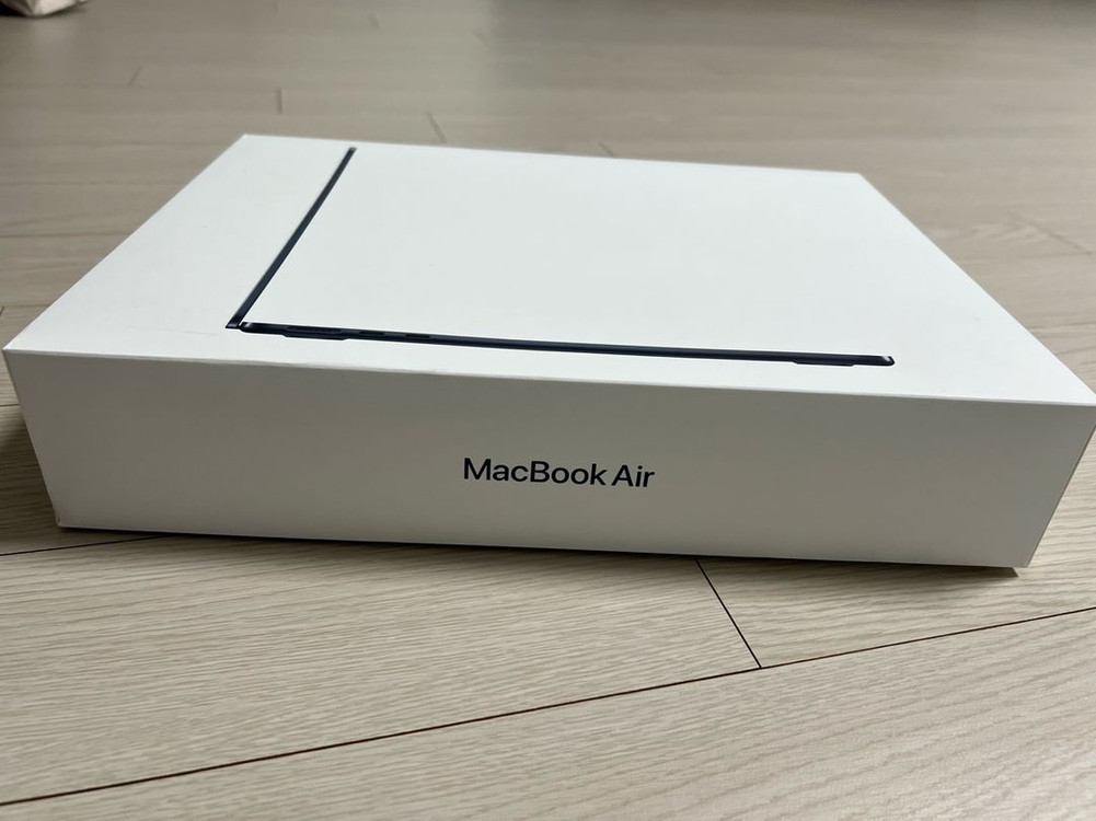 맥북에어 24년형 M3 13인치 미드나이트 8GB 256GB 풀박스 상태 최상 이미지