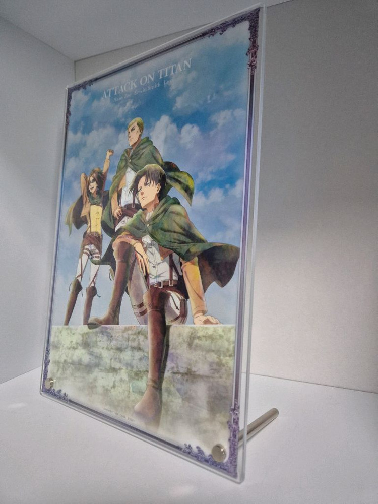 진격의 거인 헬로 굿스마일 피규어 에렌 미카사 + 아크릴 굿즈 이미지