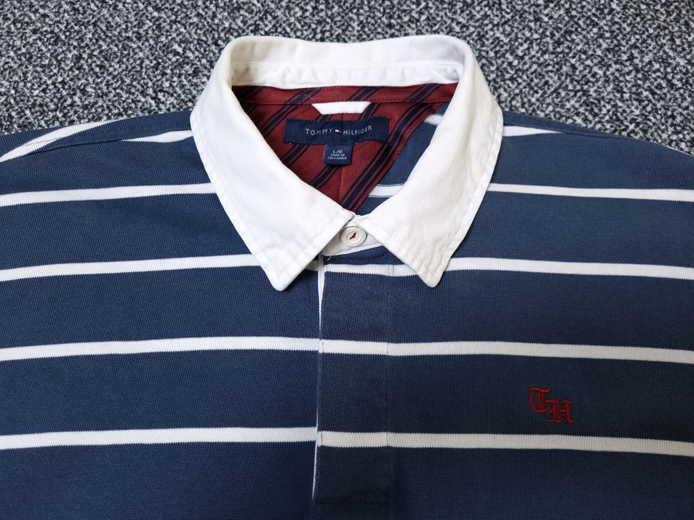 [무료배송][110]타미힐피거 남성용 피케 반팔티 카라티 이미지