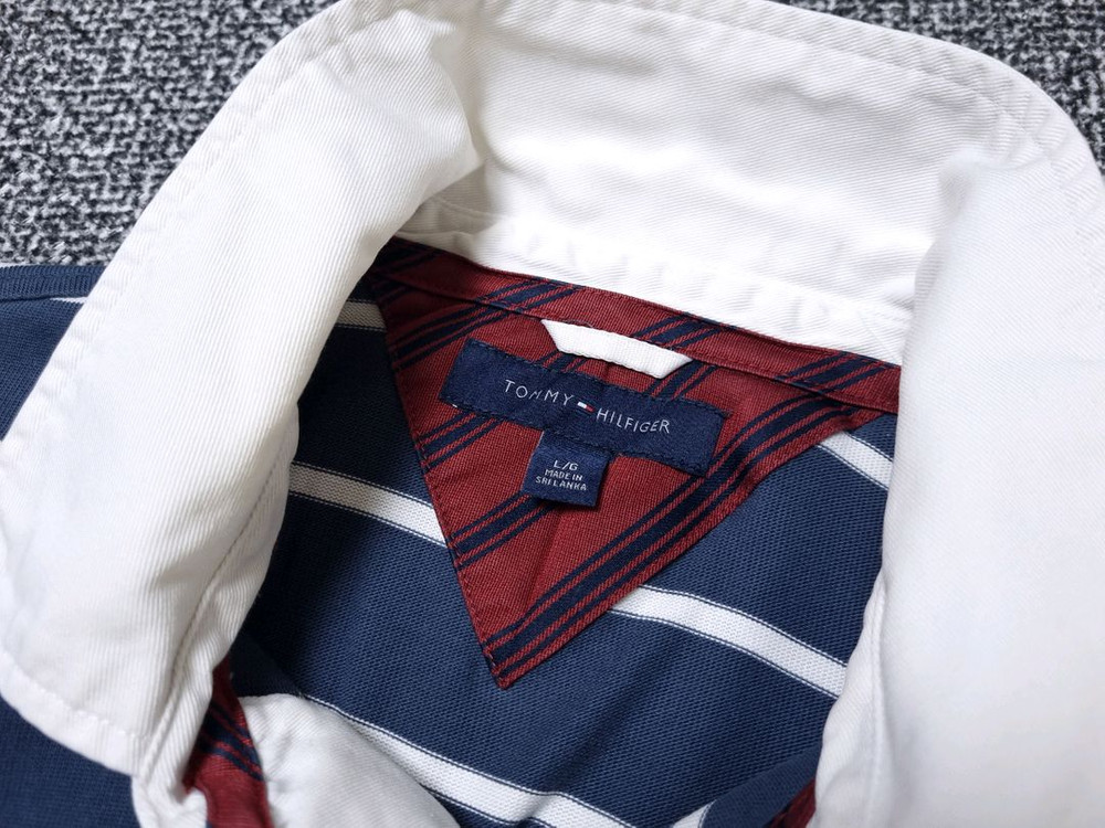 [무료배송][110]타미힐피거 남성용 피케 반팔티 카라티 이미지