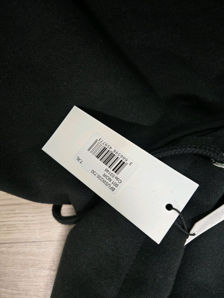 아미 스몰 하트 로고 블랙 후드티 XL 이미지