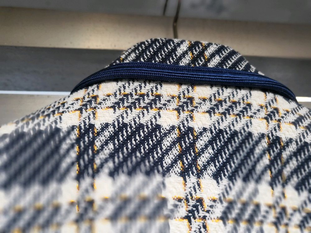 산드로 이사벨라 트위드 체크 크롭자켓 36 새상품수준--6