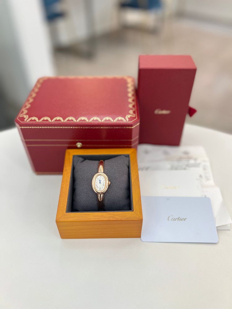 [중고명품 럭스올 울산점]까르띠에 베누아 미니 로즈골드 뱅글시계--4