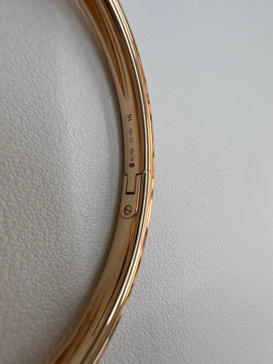 [중고명품 럭스올 울산점]까르띠에 베누아 미니 로즈골드 뱅글시계--9